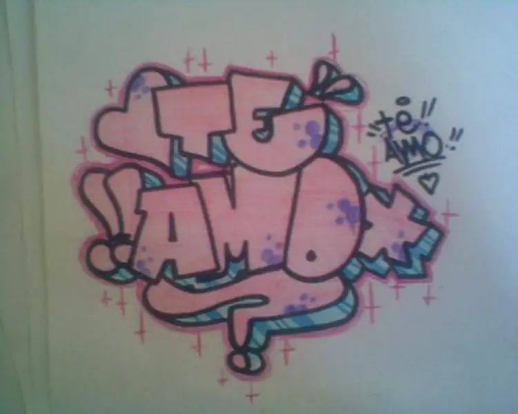 Graffitis De Te Amo Arte Con Graffiti