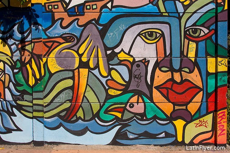 graffitis de Valparaiso - astracto