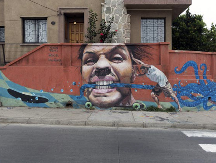 graffitis de Valparaiso - excelente pintura