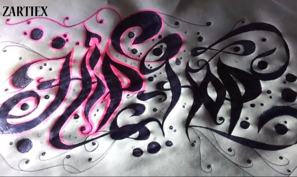 Graffitis de Hip Hop- bordes rosados
