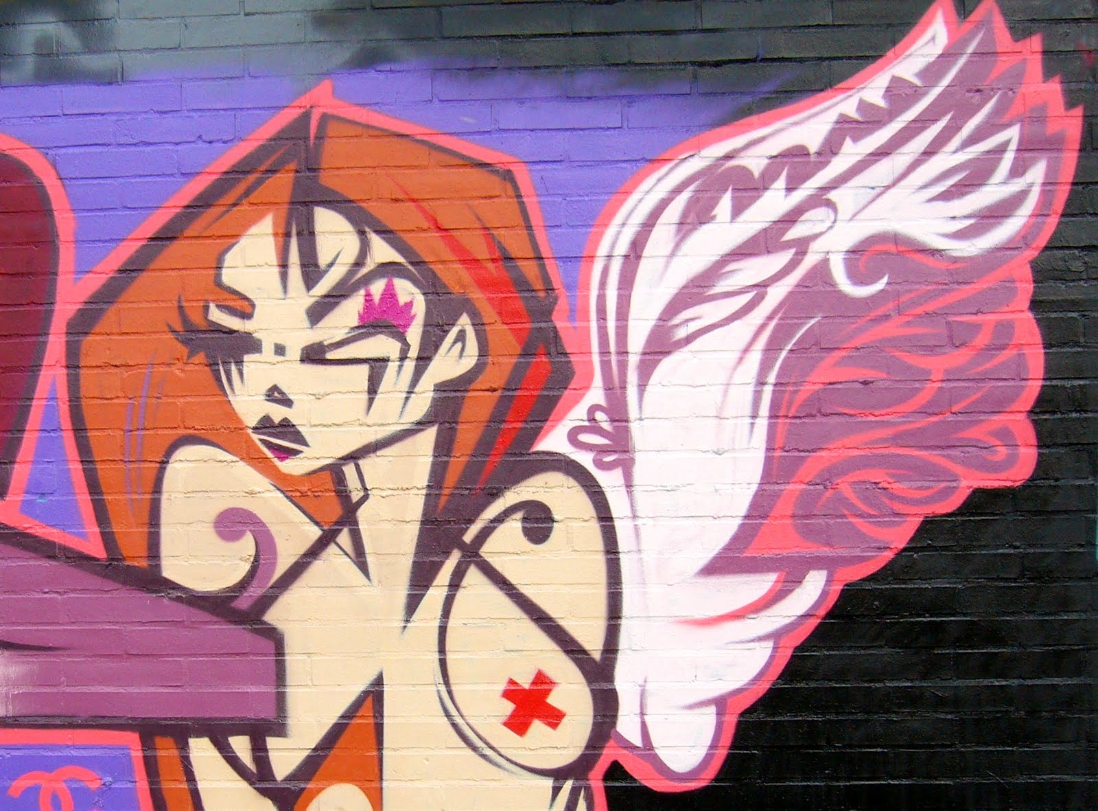 Graffitis de Mujeres - alas