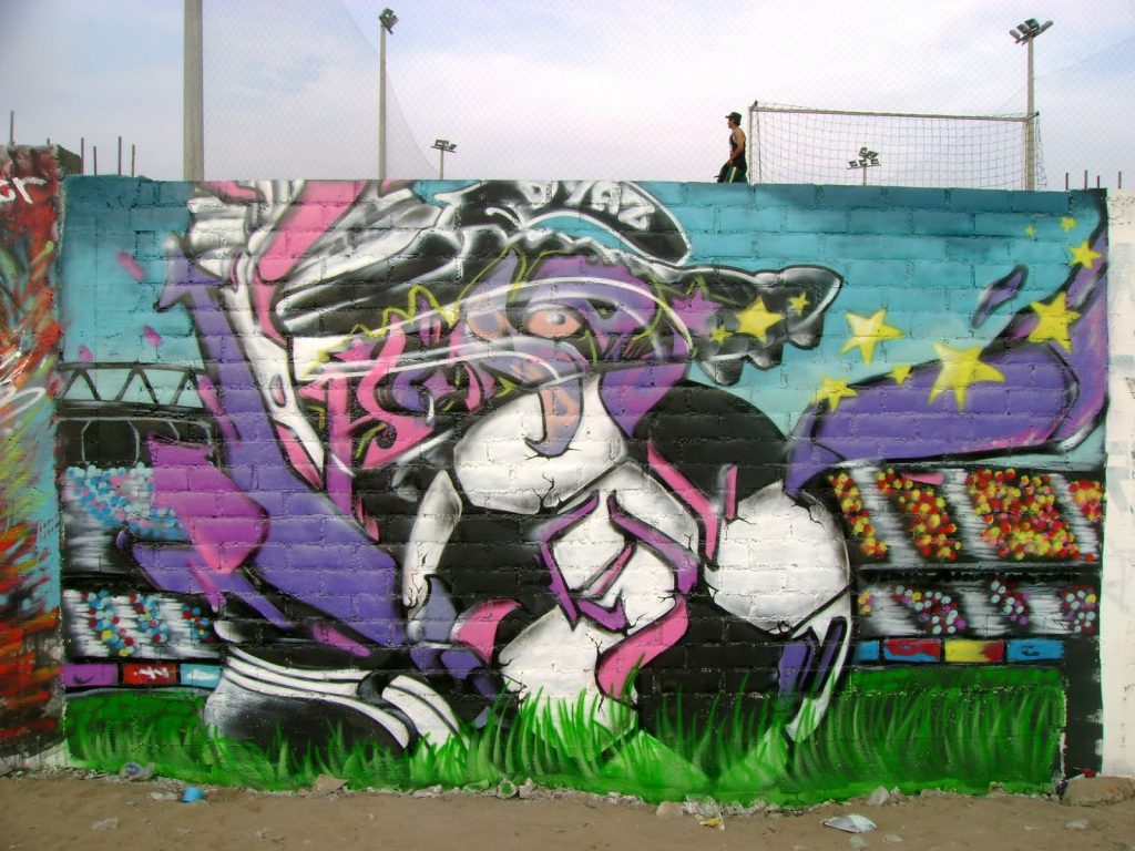 Graffitis de Fútbol | Arte con Graffiti