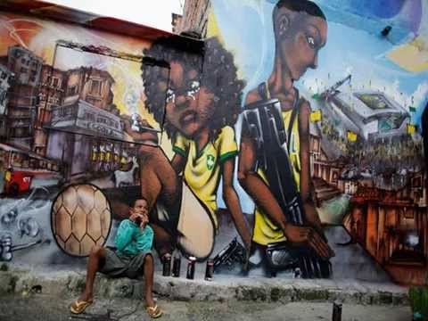 graffitis de futbol - brasil