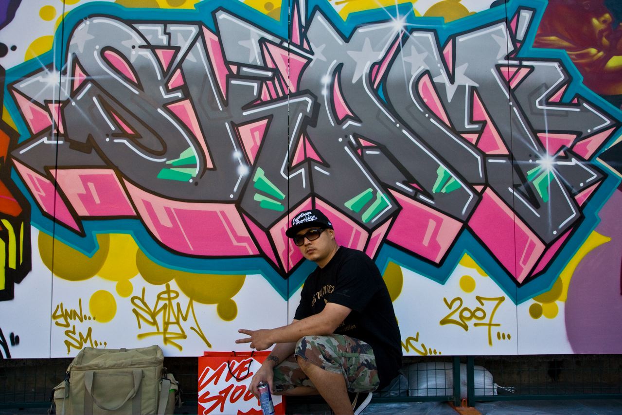 graffitis de hip hop - artista urbano