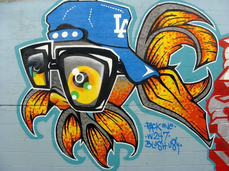 graffitis de hip hop - pez