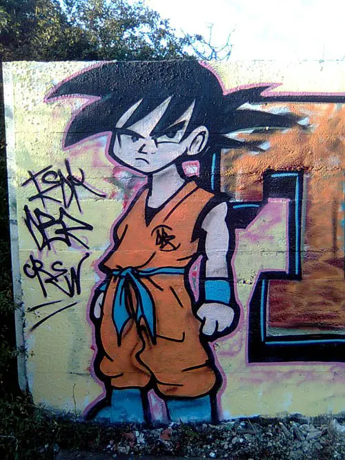  Imágenes de graffitis de Goku