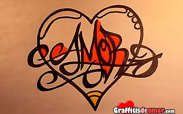 Como Dibujar Dibujos De Amor Arte Con Graffiti
